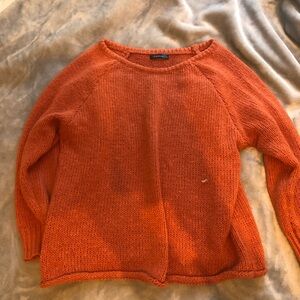 Cozy Orange Women's Sweater